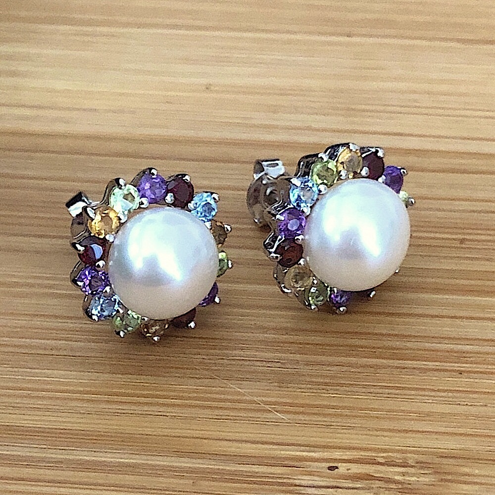 $64 Ross-Simons Designer Estate Stud Earrings Marked RS 925 CHINA - Picture 5 of 5